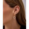 PAVOI 14K Gold Plated Teardrop Diamond-Shaped Dangle Earrings for Women with Cubic Zirconia | Geometric Earring Pair(Yellow Gold)