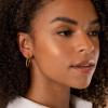 PAVOI 14K Gold Plated Hoop Earrings for Women – 2mm Thick Infinity Hoops – Lightweight Loop Earrings Set(30 Millimeters)