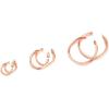 PAVOI 14K Gold Plated Hoop Earrings for Women – 2mm Thick Infinity Hoops – Lightweight Loop Earrings Set(30.0 Millimeters)