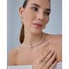 PAVOI 14K Gold Plated Pear Cubic Zirconia Tennis Necklace for Women – Tennis Chain Necklace – Sizes 15″ and 18″(Yellow Gold)