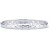 PAVOI Waterproof Bangle Bracelets for Women – 14K Gold Plated Dainty Quilted Hinged Bangle Stack – Stainless Steel Gold Bracelet Trendy Fashion Jewelry(White Gold)