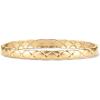 PAVOI Waterproof Bangle Bracelets for Women – 14K Gold Plated Dainty Quilted Hinged Bangle Stack – Stainless Steel Gold Bracelet Trendy Fashion Jewelry(Yellow Gold)