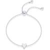 PAVOI 14K Gold Plated Matching Heart Charms Solitaire Bracelet Set for Women | Adjustable Valentines Day Love Friendship Two Bracelet Pack(2-Piece Set)
