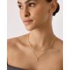 PAVOI 14K Gold Plated Cross Necklace and Earring Set for Women | Cubic Zirconia Religious Faith Jewelry Pack with Pendant Necklace and Stud Earrings(White Gold)